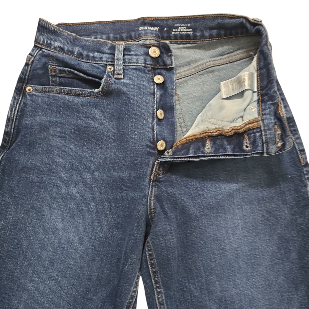 Old Navy Blue Relaxed Jeans with Classic Style